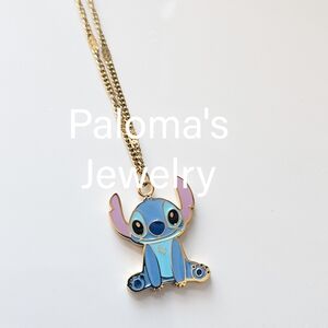 Blue and Gold Necklace